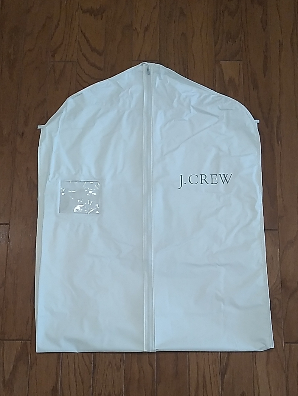 J. Crew Logo Garment Travel & Storage Bag 53" Moisture Resistant Zipped White
